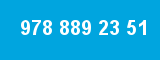 978 889 23 51 978 889 23 51